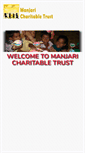 Mobile Screenshot of manjaritrust.org